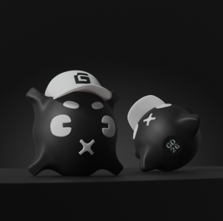 Qwertie render with hat