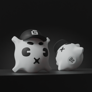 Qwerties render with hat